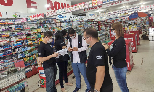  Operação integrada do Procon Tocantins e Policia Civil foi realizada nessa quinta-feira, 16