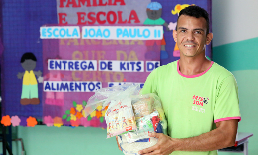 Nesta quarta-feira, os kits estão sendo entregues em Palmas, Aparecida do Rio Negro, Lagoa do Tocantins e Novo Acordo