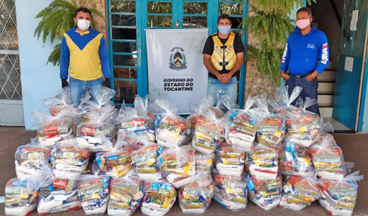 Membros do Sindicato dos Mototaxistas de Palmas já receberam 200 cestas
