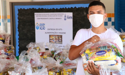 O estudante Murilo Olímpio da Silva, do Centro de Ensino Médio Presidente Castelo Branco, em Colinas, destacou a importância dos kits