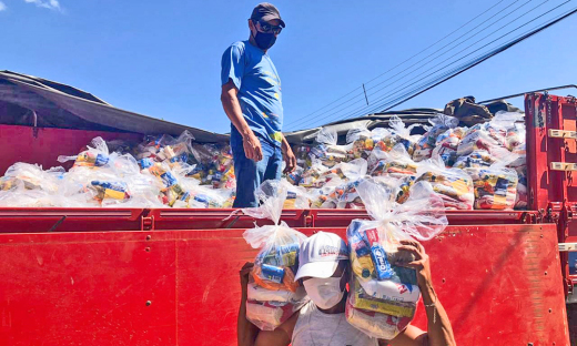Mais de 3 mil toneladas de alimentos e itens de higiene já foram entregues durante a ação do Governo do Tocantins