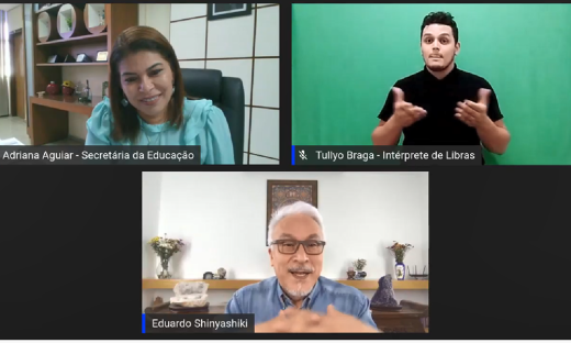 A ação online foi desenvolvida pela Seduc, por meio do Programa Olhar Atento