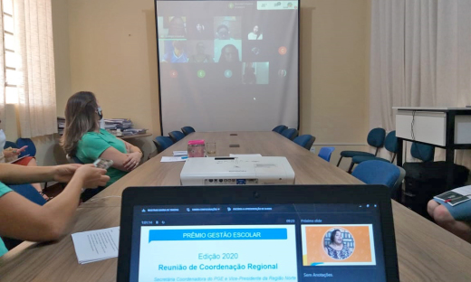 Estratégias para divulgação do PGE foram discutidas em webconferência com os dirigentes municipais