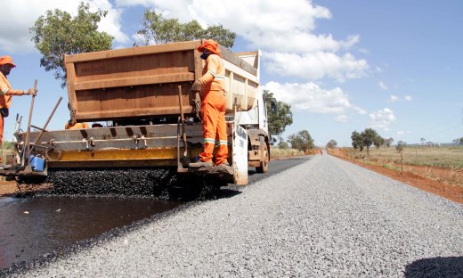 TO-080 está em fase de reconstrução e adaptação para tráfego de caminhões pesados