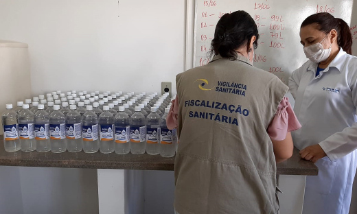 Vigilância Sanitária acompanha resultado final da produção