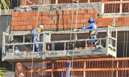 Construção civil apresentou os melhores desempenhos dentre os setores analisados