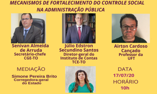 Evento ocorre gratuitamente, por meio da plataforma virtual Google Meet, na sexta-feira, 17, às 10 horas