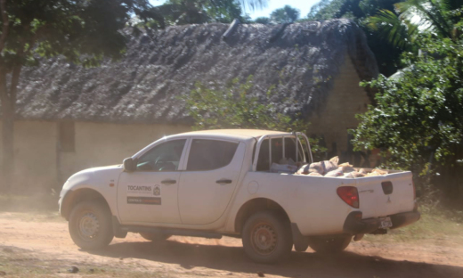 Comboio é composto por cerca de 25 servidores em 21 veículos entre carros, caminhonetes e um caminhão
