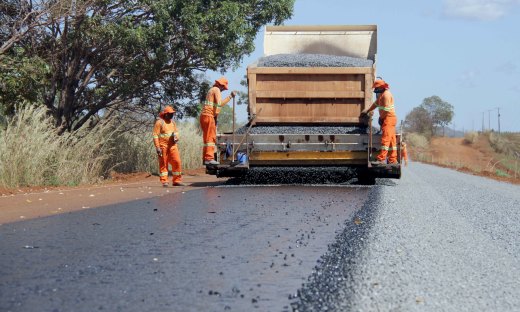 Equipes seguem trabalhando na TO-080, entre Palmas e Paraíso do Tocantins