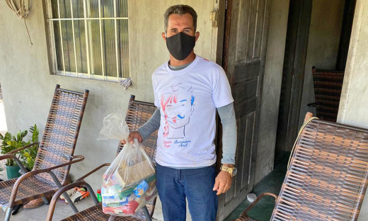 Nessa terça-feira, 21, foram entregues mais 681 cestas em sete assentamentos nos municípios de Aragominas, Muricilândia e Santa Fé do Araguaia