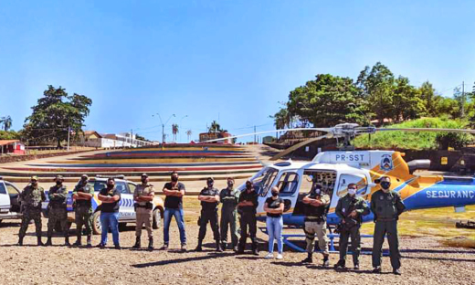 Forças de Segurança durante operação