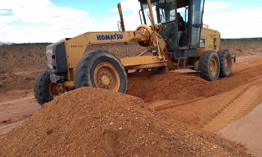 Estradas não pavimentadas também estão sendo beneficiadas