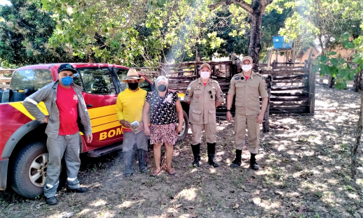 Presença do Corpo de Bombeiros Militar em São Félix ajuda na prevenção e combate a incêndios florestais no Parque Estadual do Jalapão