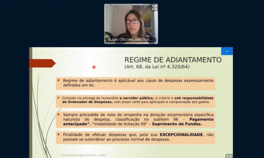 Servidores ligados à área de suprimento de fundos foram capacitados em ambiente virtual de aprendizagem