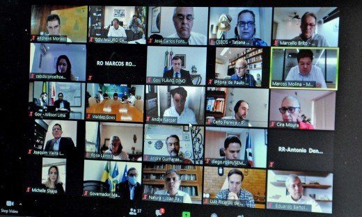 Videoconferência ocorreu nesta quarta-feira, 12