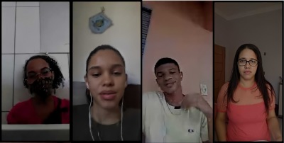 Estudantes participam dos desafios da gincana realizados de forma totalmente virtual Estudantes participam dos desafios da gincana realizados de forma totalmente virtual