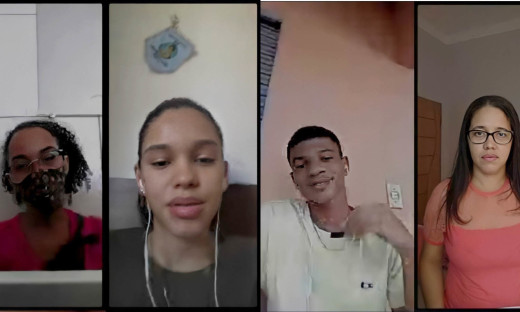Estudantes participam dos desafios da gincana realizados de forma totalmente virtual