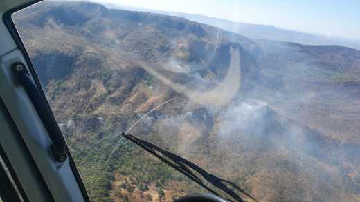 Objetivo é dar combate aos focos de incêndio na Serra Geral em Natividade
