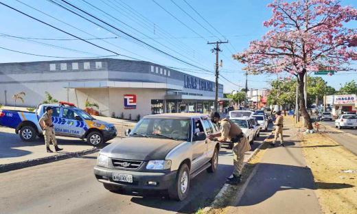 A Operação visa conscientizar a população sobre os cuidados com o ciclista