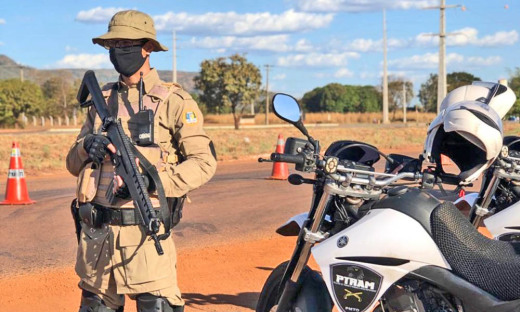 A Polícia Militar realiza ações voltadas à Semana do Ciclista