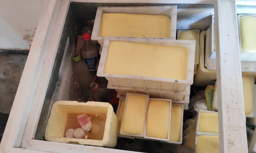 Fiscalização constatou produção clandestina de queijos em péssimas condições de higiene