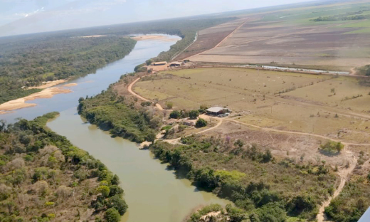 Equipe de fiscalização do Naturatins sobrevoa afluentes da Bacia Rio do Formoso