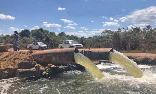 Equipe de fiscalização do Naturatins autua e embarga bombas de captação de água