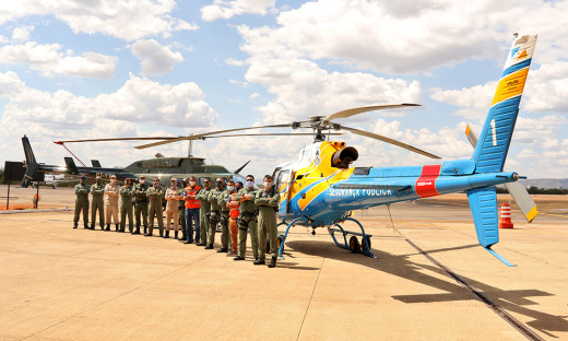 Aeronave ficará baseada na sede do 1º Batalhão de Bombeiros Militares, na antiga Avenida do Aeroporto, em Palmas