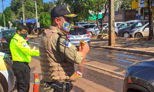 O comandante do 1º Batalhão da PM, tenente-coronel De Souza, participou ativamente do projeto