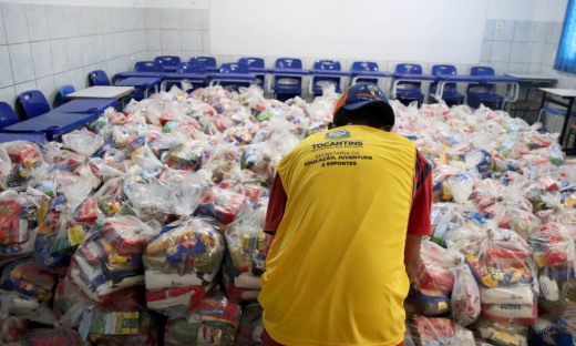 Nesta segunda etapa da ação, já foram entregues mais de 76 mil kits de alimentos