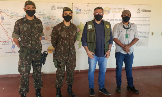 Defesa Civil Estadual e Forças Armadas visitam Jalapão para reconhecimento de área