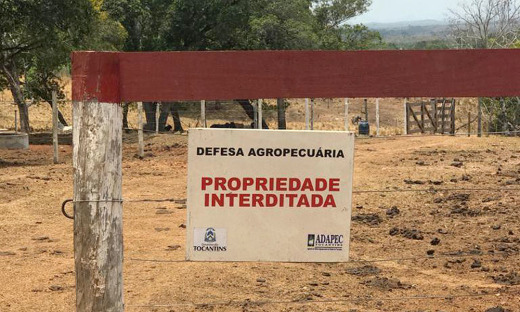 Adapec interdita propriedade em Babaçulândia por suspeita de uso de cama de frango na alimentação de bovinos