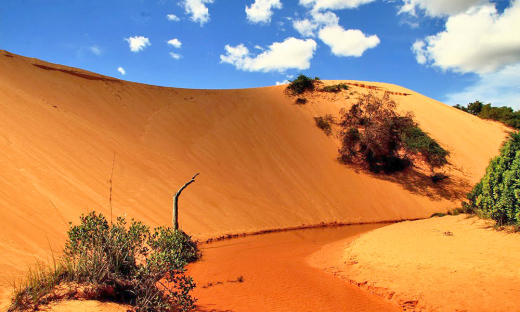 Dunas do Jalapão são um espetáculo natural cuja altitude varia de 200 a 400 metros