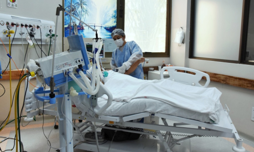 Em setembro 402 pessoas ficaram internadas por Covid-19 nas unidades hospitalares administradas pela SES, número menor que no mês anterior