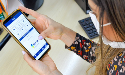 Servir disponibiliza o aplicativo no qual o beneficiário tem acesso a todos os dados e ao cartão digital Servir disponibiliza o aplicativo no qual o beneficiário tem acesso a todos os dados e ao cartão digital