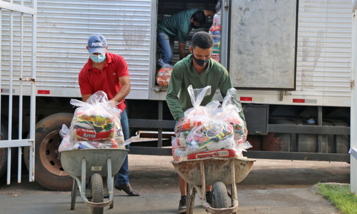 Mais de 410 mil famílias já foram beneficiadas com a entrega de cestas básicas pelo Governo do Tocantins