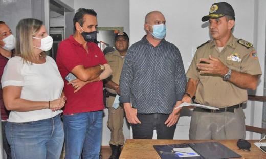 Na visita ao município, o governador Mauro Carlesse visando o aumento da segurança aos moradores da região, aproveitou a oportunidade e assinou a criação de um Batalhão da Polícia Militar (PM) em Taguatinga