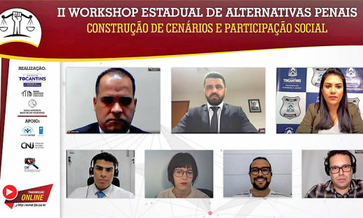 Palestrantes do II Workshop Estadual de Alternativas Penais Construção de Cenários e Participação Social
