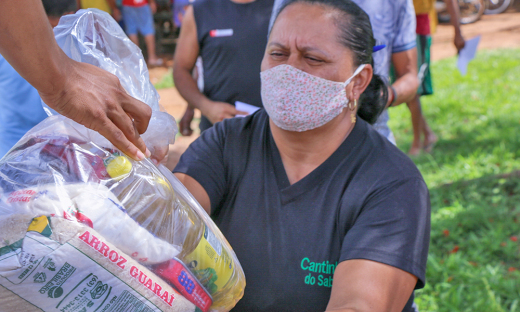 Cerca de 450 mil famílias já foram atendidas com entrega de cestas no Tocantins
