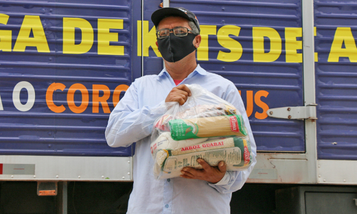 Mais de 450 mil famílias já foram atendidas pelo Governo do Tocantins com a entrega de cestas básicas