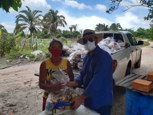 A quebradeira de coco Jaqueline Rodrigues agradeceu a ajuda do Governo do Tocantins 