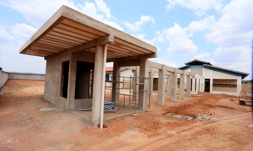 Em Miranorte, as obras da Escola Estadual Sales Pereira Marins foram retomadas em fevereiro deste ano