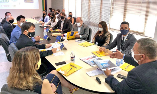 Apresentação da Sala de Suporte aos representantes de diversas federações do Estado