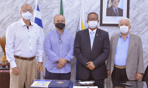 Visita dos empresários da Joape, empresa do Rio Grande do Sul, que vieram ao Tocantins para conhecer de perto o potencial logístico do Estado 