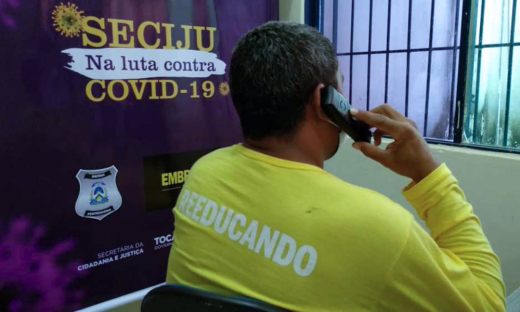 Visitas foram suspensas e foi criado o projeto Televisita para os custodiados