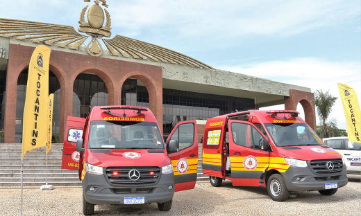 Novas viaturas foram entregues pelo Governo do Tocantins ao Corpo de Bombeiros Militares do Tocantins