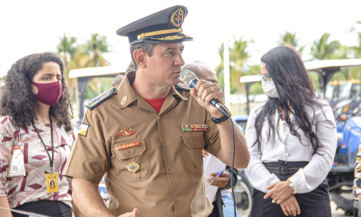 Coronel Reginaldo Leandro destaca ações do governador  Mauro Carlesse para o Corpo de Bombeiros Militar