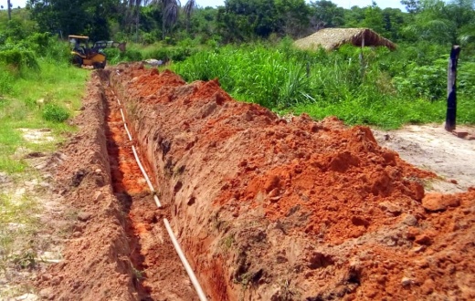  No município de Maurilândia, foram instalados 180 metros Redes de Distribuição de Água (RDA)