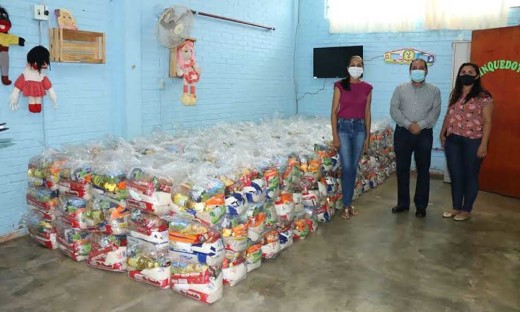 Desde o início da pandemia, já foram entregues cerca de 600 mil cestas básicas,nos 139 municípios