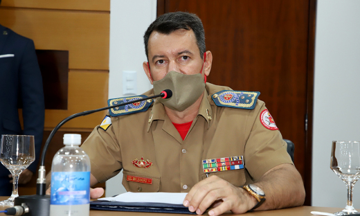 Coronel Reginaldo Leandro destacou ações do Executivo Estadual em favor da corporação
